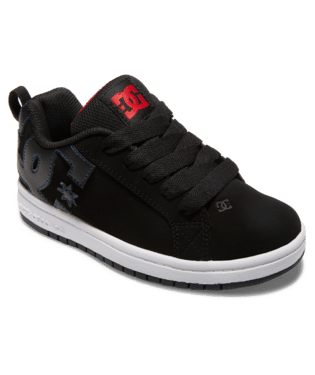 SOULIER DC JUNIOR COURT GRAFFIK NOIR BLEU ROUGE